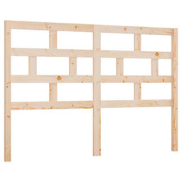 Walplus Bed Headboard 166X4X100 Cm Solid Wood Pine - thumbnail 2