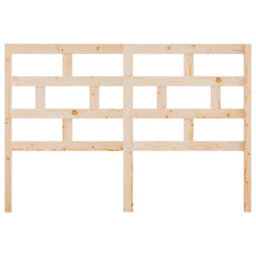Walplus Bed Headboard 166X4X100 Cm Solid Wood Pine - thumbnail 4