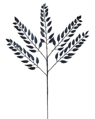 WeRChristmas 73 Cm Navy Leaf Christmas Decoration Spray - image 1