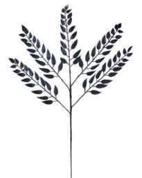 WeRChristmas 73 Cm Navy Leaf Christmas Decoration Spray - thumbnail 1