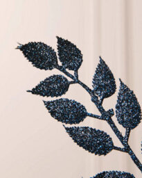 WeRChristmas 73 Cm Navy Leaf Christmas Decoration Spray - thumbnail 5