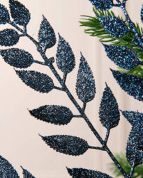 WeRChristmas 73 Cm Navy Leaf Christmas Decoration Spray - thumbnail 4