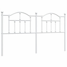 Berkfield Metal Headboard White 180 Cm - thumbnail 2