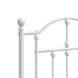Berkfield Metal Headboard White 180 Cm - thumbnail 5