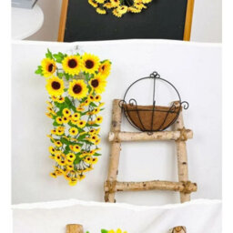 Artificial Flower Plant, Plastic Garland Fake Ivy Trailing Plant Decoration For Wedding Balcony Wall Garden Hanging - thumbnail 3