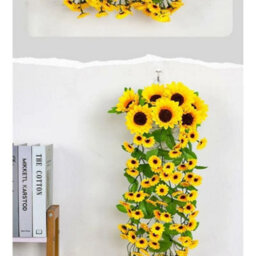 Artificial Flower Plant, Plastic Garland Fake Ivy Trailing Plant Decoration For Wedding Balcony Wall Garden Hanging - thumbnail 2