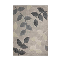 Melrose Leaf Grey Geometric Design X-Large Indoor Area Rug 200/290Cm - thumbnail 4