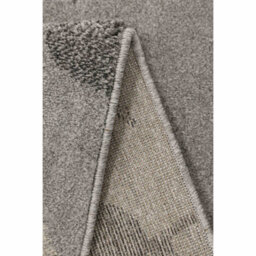 Melrose Leaf Grey Geometric Design X-Large Indoor Area Rug 200/290Cm - thumbnail 3