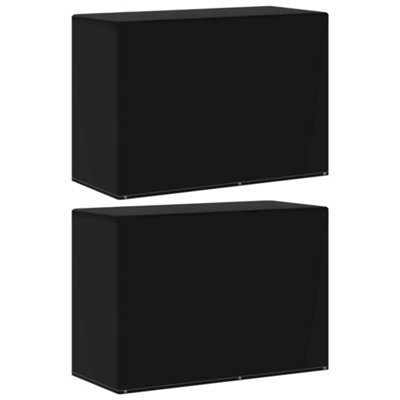 Walplus Outdoor Garden Furniture Covers 2 Pcs 6 Eyelets For Gas Bbqs 180X80X125 Cm - image 1