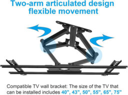 Sylvox Outdoor Tv Tilt And Swivel Wall Mount - thumbnail 7
