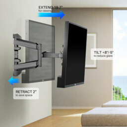 Sylvox Outdoor Tv Tilt And Swivel Wall Mount - thumbnail 5