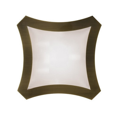 Luminosa Lighting Luminosa Alaska Ceiling/wall 3 Light L1/sgu10, Antique Brass - image 1