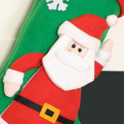 Dibor Santa Hanging Legs Xmas Christmas Gift Bag Christmas Stocking For Kids - thumbnail 4