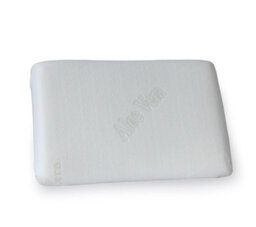 ARLinens Aloe Vera Pillow Memory Foam Filled With Removable Zipped Cover Anti Allergenic Bounce Back Pillows - thumbnail 6