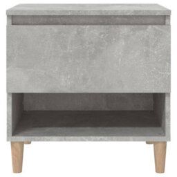 Berkfield Bedside Tables 2 Pcs Concrete Grey 50X46X50 Engineered Wood - thumbnail 5
