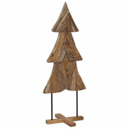 Vidaxl Christmas Tree With Stand Brown 150 Cm Solid Teak Wood - thumbnail 2