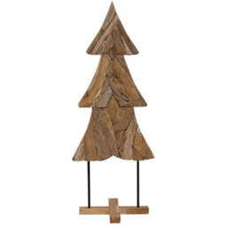 Vidaxl Christmas Tree With Stand Brown 150 Cm Solid Teak Wood - thumbnail 4