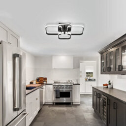 Pheashine Black Led Ceiling Light 4-Square Modern Design 60W 6000K - thumbnail 2