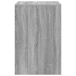 Berkfield Writing Desk Grey Sonoma Particle Board 60 X 50 X 76 Cm Simple - thumbnail 5