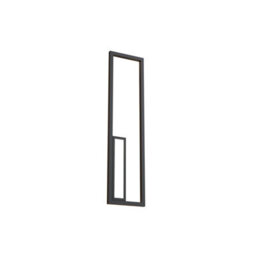 Luminosa Lighting Luminosa Boutique Rectangle Wall Lamp, 40W Led, 3000K, 2250Lm, Black, 3Yrs Warranty - thumbnail 1