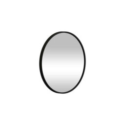 Royal Bathrooms Elmore 600 X 600mm Wall Mounted Bathroom Mirror Round Matt Black Aluminium Framed Non-Led Minimalist Design - thumbnail 6