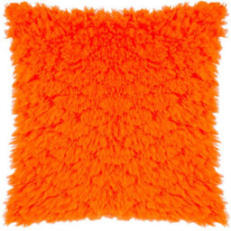 Heya Home Fluff Ball Faux Fur Feather Rich Cushion - thumbnail 1