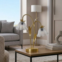 Floral Duo Stem Led Table Lamp - thumbnail 2