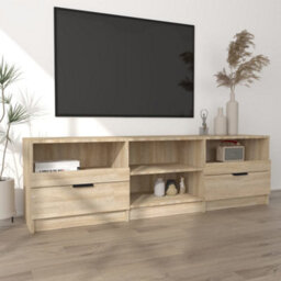 Walplus Tv Cabinet Sonoma Oak 150X33.5X45 Cm Engineered Wood - thumbnail 3