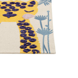 Beliani Leopard Print Area Rug 80 X 150 Cm Multicolour Low Pile For Kids - thumbnail 6