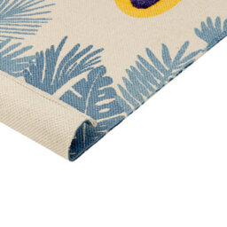Beliani Leopard Print Area Rug 80 X 150 Cm Multicolour Low Pile For Kids - thumbnail 4