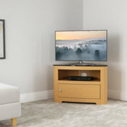 "Avf Affinity Blenheim 80Cm Curved Tv Stand, For Tvs Up To 40"" - Oak" - thumbnail 2