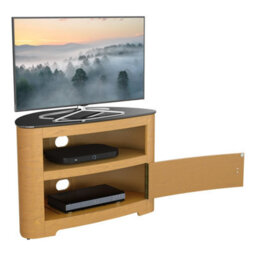 "Avf Affinity Blenheim 80Cm Curved Tv Stand, For Tvs Up To 40"" - Oak" - thumbnail 6