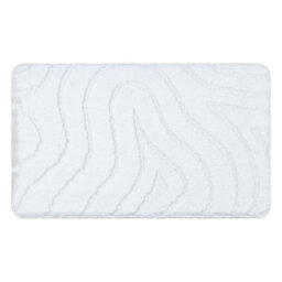 RugsX Bathroom Rug Supreme Waves, Non-Slip, Soft - White   50X80 Cm - thumbnail 4