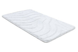 RugsX Bathroom Rug Supreme Waves, Non-Slip, Soft - White   50X80 Cm - thumbnail 2
