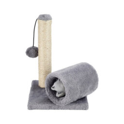 Living And Home Sisal Pet Kitten Activity Play Center Cat Scratching Post With Toys And Tunnel - thumbnail 1