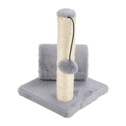 Living And Home Sisal Pet Kitten Activity Play Center Cat Scratching Post With Toys And Tunnel - thumbnail 4