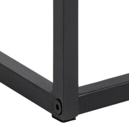 Furniture To Go Randolf Bedside Table In Black With Smoked Glass - thumbnail 9