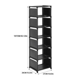 7Layer Shoe Rack Home Entryway Storage Cabinet Large Capacity Organizer - thumbnail 1