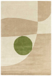 Reef Wool Rug Rf31 Horizon Beige Green Rug 120X170Cm For The - thumbnail 1