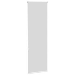 Berkfield Roller Blind Blackout White 45X150 Cm Fabric Width 40.7 Cm Polyester - thumbnail 4