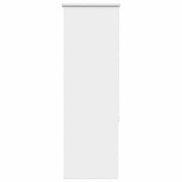 Berkfield Roller Blind Blackout White 45X150 Cm Fabric Width 40.7 Cm Polyester - thumbnail 1