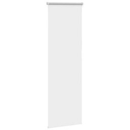 Berkfield Roller Blind Blackout White 45X150 Cm Fabric Width 40.7 Cm Polyester - thumbnail 3