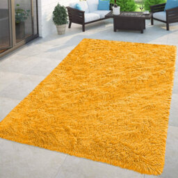 Ameha Shaggy Rug Modern Luxury Fluffy Soft Anti Allergic Living Room Bedroom Area Carpet 120 X 170 Cm - Ochre - thumbnail 3