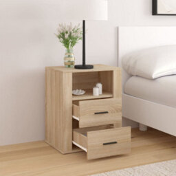 Berkfield Bedside Cabinet Sonoma Oak 50X36X60 Cm Engineered Wood - thumbnail 3