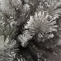Samuel Alexander 6Ft (180Cm) Premier Snow Fir Grey Pvc Christmas Tree With 587 Cashmere Tips - thumbnail 2