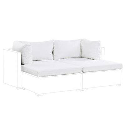 Beliani Outdoor Cushion Cover Set Noto Off-White - image 1