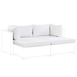 Beliani Outdoor Cushion Cover Set Noto Off-White - thumbnail 1