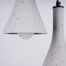 Luminosa Lighting Luminosa Rea Modern Cluster Pendant Ceiling Light Concrete 3X E14 - thumbnail 4