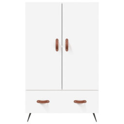 Berkfield Highboard White 69.5X31X115 Cm Engineered Wood - thumbnail 6