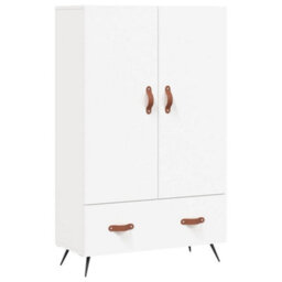 Berkfield Highboard White 69.5X31X115 Cm Engineered Wood - thumbnail 2